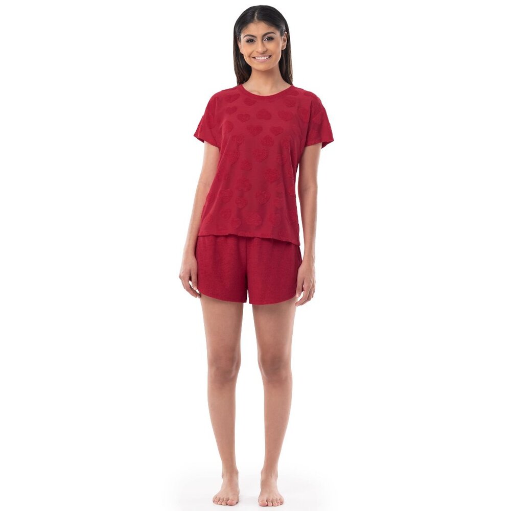 Cozy Terry Sleep Set Oversized Chic Lounge Pajamas Soft Plush Comfort